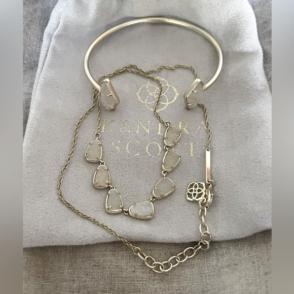Kendra Scott Jewelry - Kendra Scott ⭐️ Necklace and Bracelet Mixed Match Duet EUC!